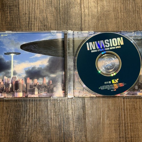 Invasion: Sound Effects From Outer Space (CD Album) 1996 Sleep Noise - Picture 3 of 3
