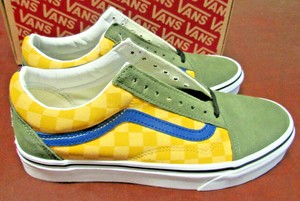 low top colorful vans