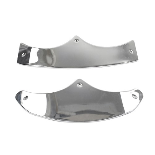 Borde de borde de punta de guardabarros delantero trasero cromado para Harley Fat Boy FLSTF 89-06 - Imagen 2 de 11