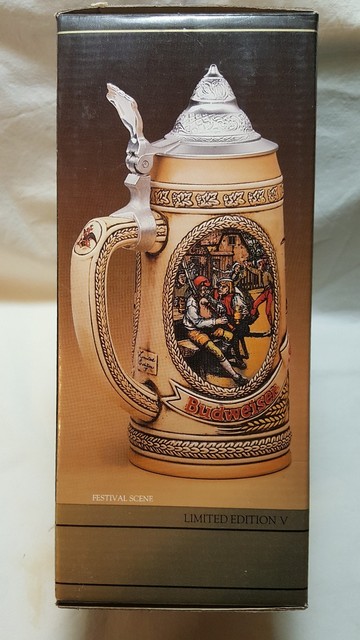 budweiser beer steins 1988