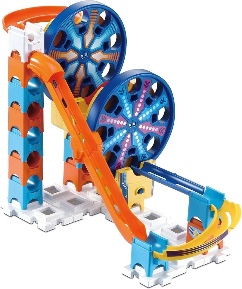 VTech Marble Rush Fun Fair Set Construction Game Ferris Wheel Play Gift - Image 3 of 4