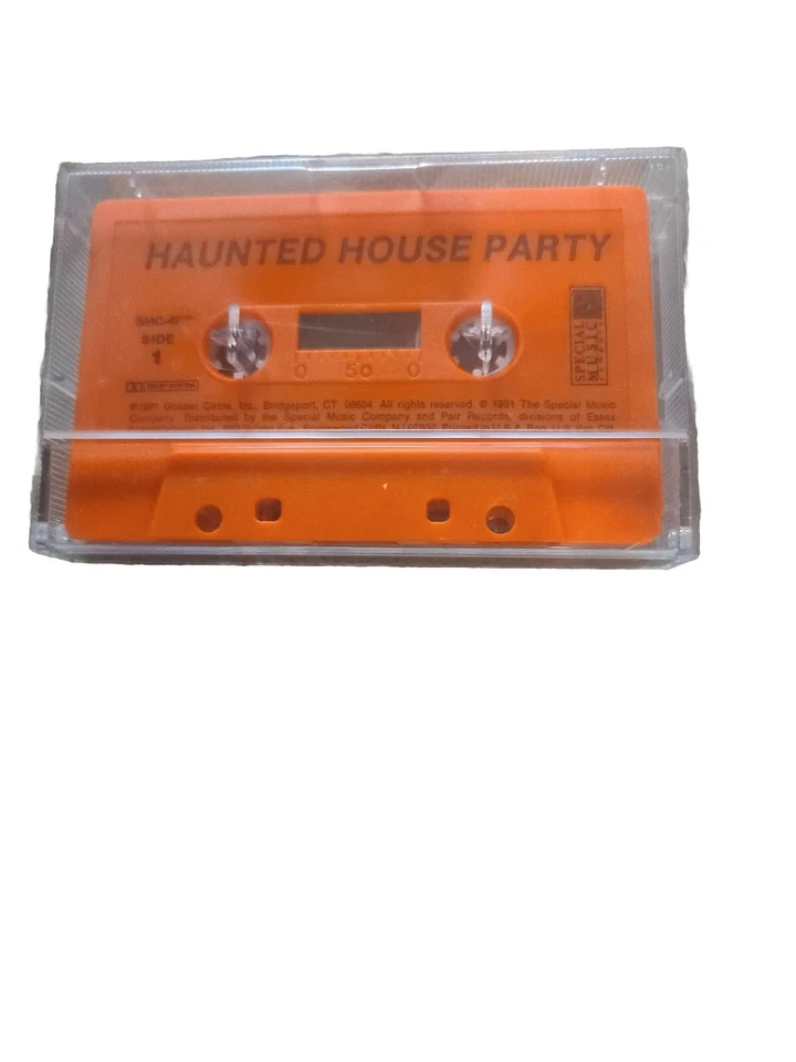 Haunted House Audio Cassette Tape Haunted House Music Co Eerie, USA Vtg 1985 Foto 3 de 4