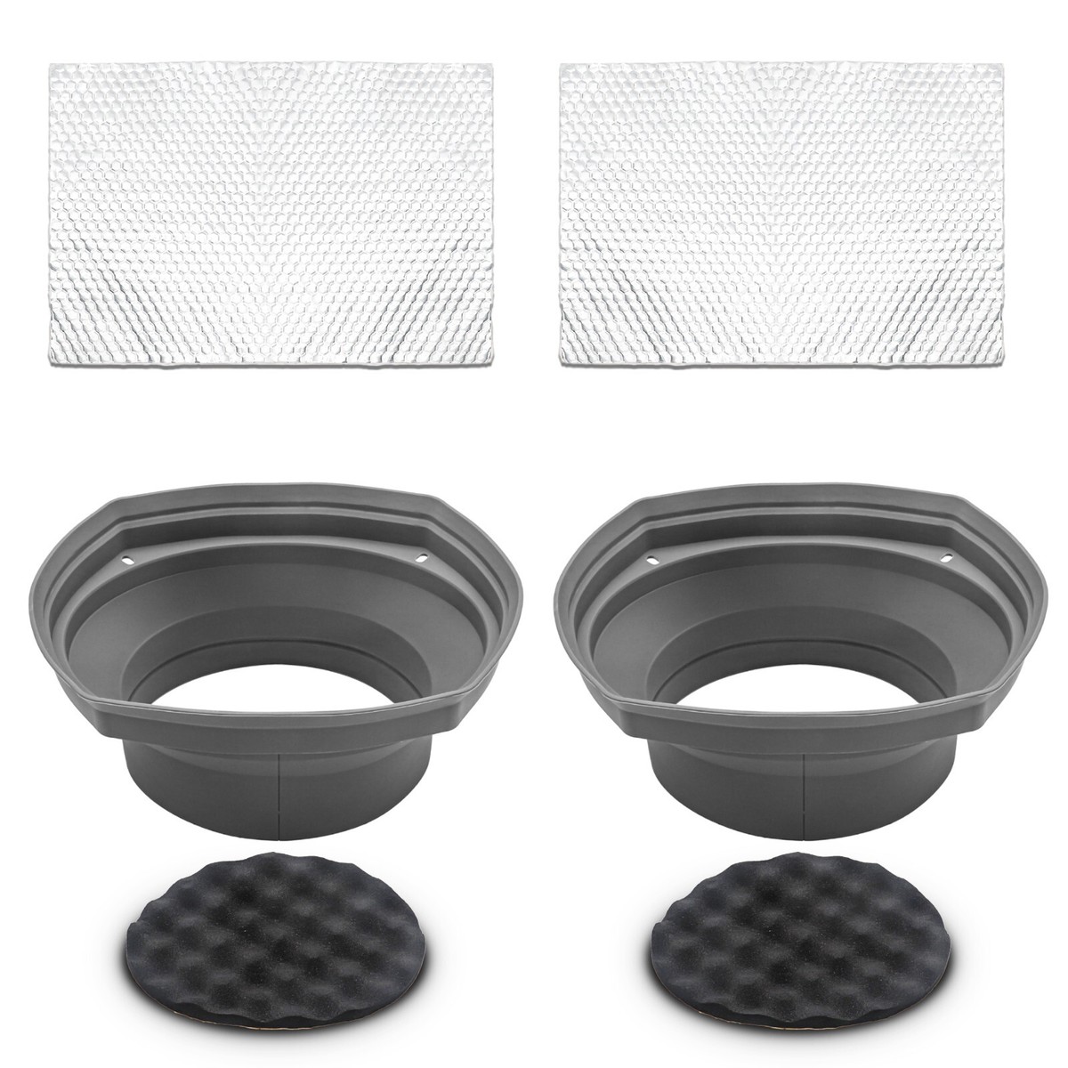 Recoil SPB69-DM Foldable Silicone 6X9” Car Speaker Baffle Kits