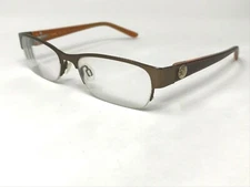 ESPRIT ET17318 COLOR-535 Eyeglasses Frame Half Rimless 50-16-135 Brown NF38