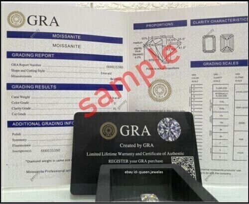 3 MM CERTIFIED Trillion Moissanite Gemstone Flawless D White Color VVS1 Quality - Picture 6 of 12