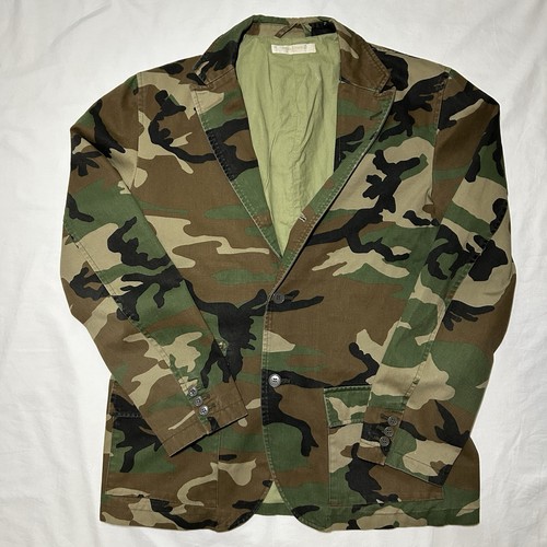 Ones Stroke Tokyo Camo Cotton Twill Blazer - Size 6 (L) - Japan - J1896-503