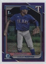 2024 Bowman Chrome Prospects Mega Box Purple Mojo Refractor Curley Martha 1f3g