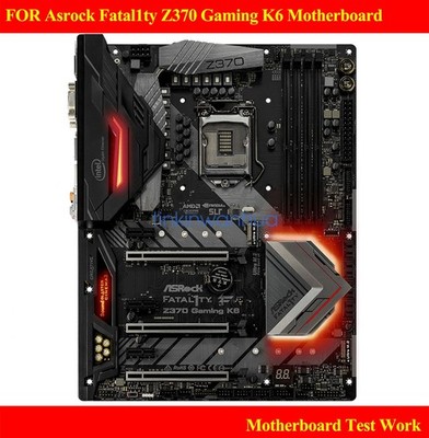 FOR Asrock Fatal1ty Z370 Gaming K6 I7 8600K 8700K Gaming High-End Motherboard #q
