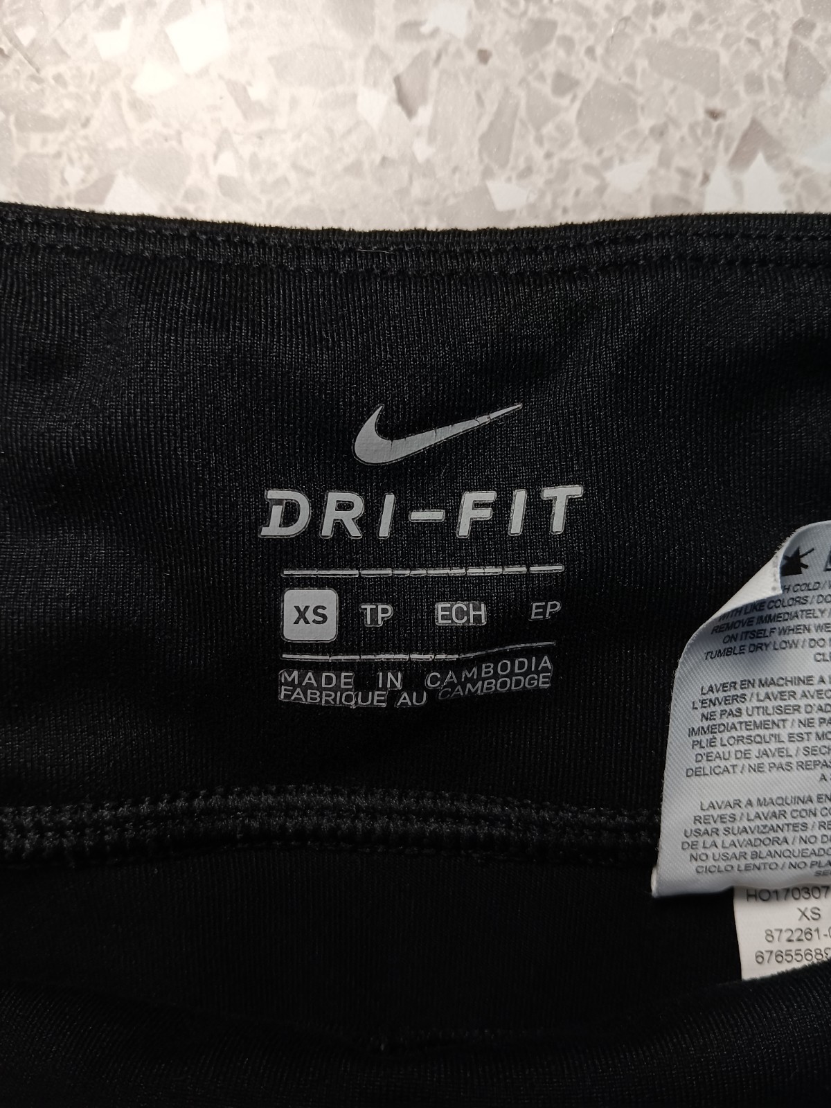 Nike Pro Men’s Compression Tights  Black  Dri-FIT Training Running XS thumbnail 3