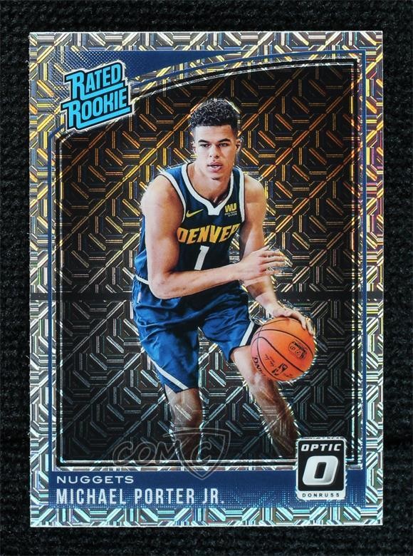 2018 Panini Donruss Optic Rated Rookie Choice Prizm Michael Porter Jr #182 0je1