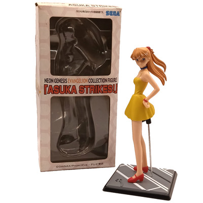Asuka Langley Asuka Strikes Anime Figure Evangelion Collection Asukore SEGA 2003
