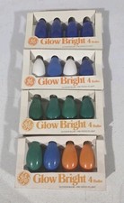 Vintage GE Glow Bright Brite C7-CC Replacement Bulbs 4 Packs 16 Bulbs Christmas