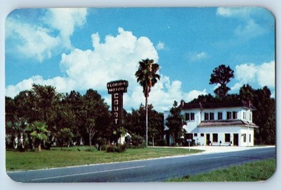 1960 Gainesville Florida FL Vintage Postcard Motor Court US 441 South Magnolias