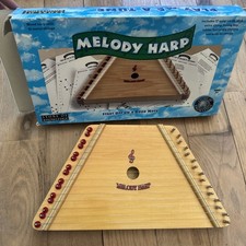 Store of Knowledge Melody Harp Wood Harp with 15 Metal Strings and 12 Song Cards