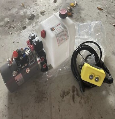 #ad Double Acting Hydraulic Pump For Dump Trailers KTI 12VDC 3 Quart Reservoir $349.99