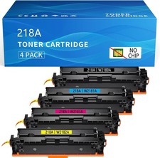 Compatible for HP 218 218A 218X Toner Cartridges No Chip for HP Color Laserjet