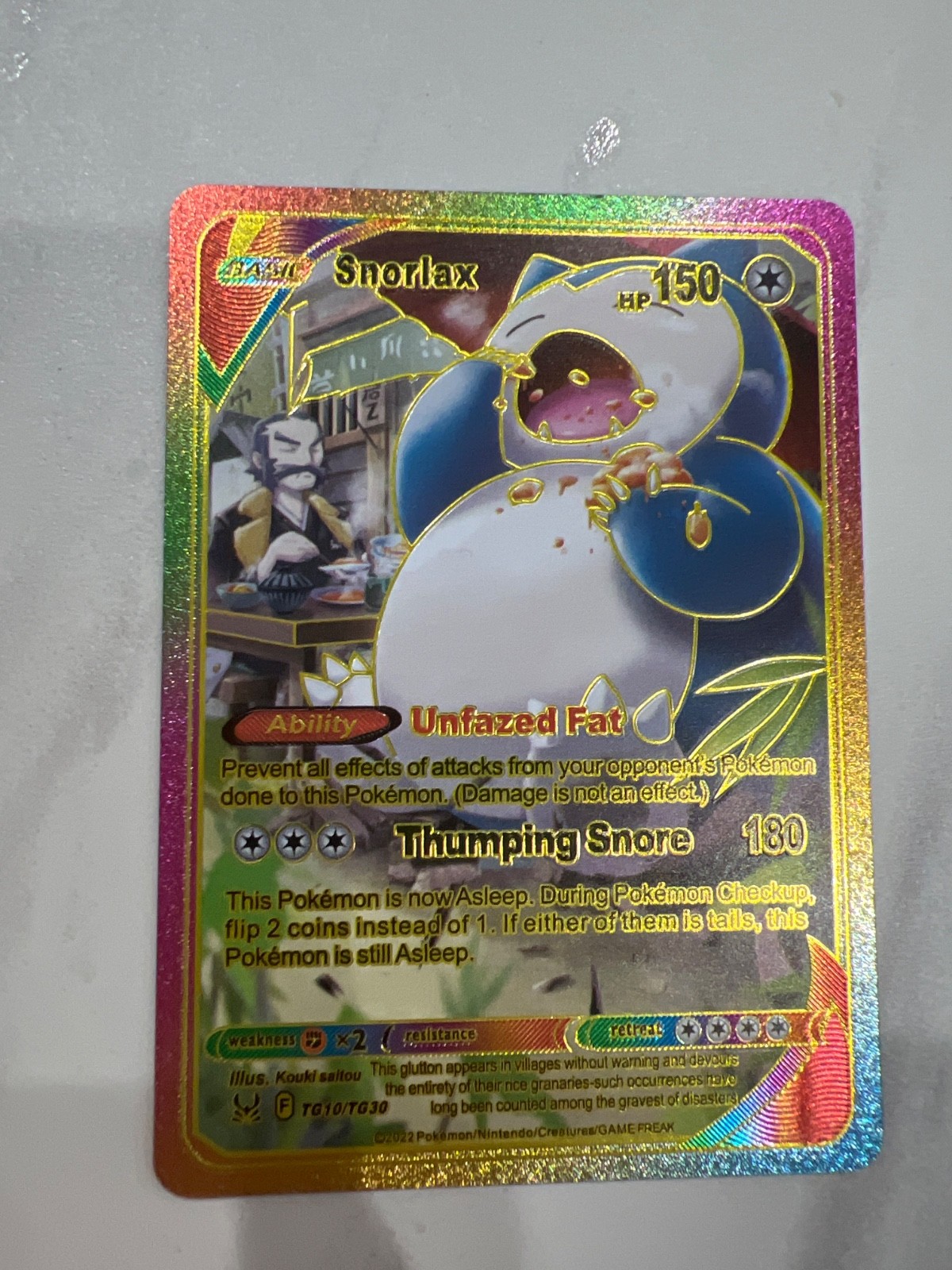 pokemon card snorlax