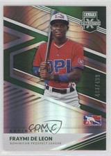 2020 Panini Elite Extra Edition Aspirations Green /499 Fraymi De Leon #174 hu8