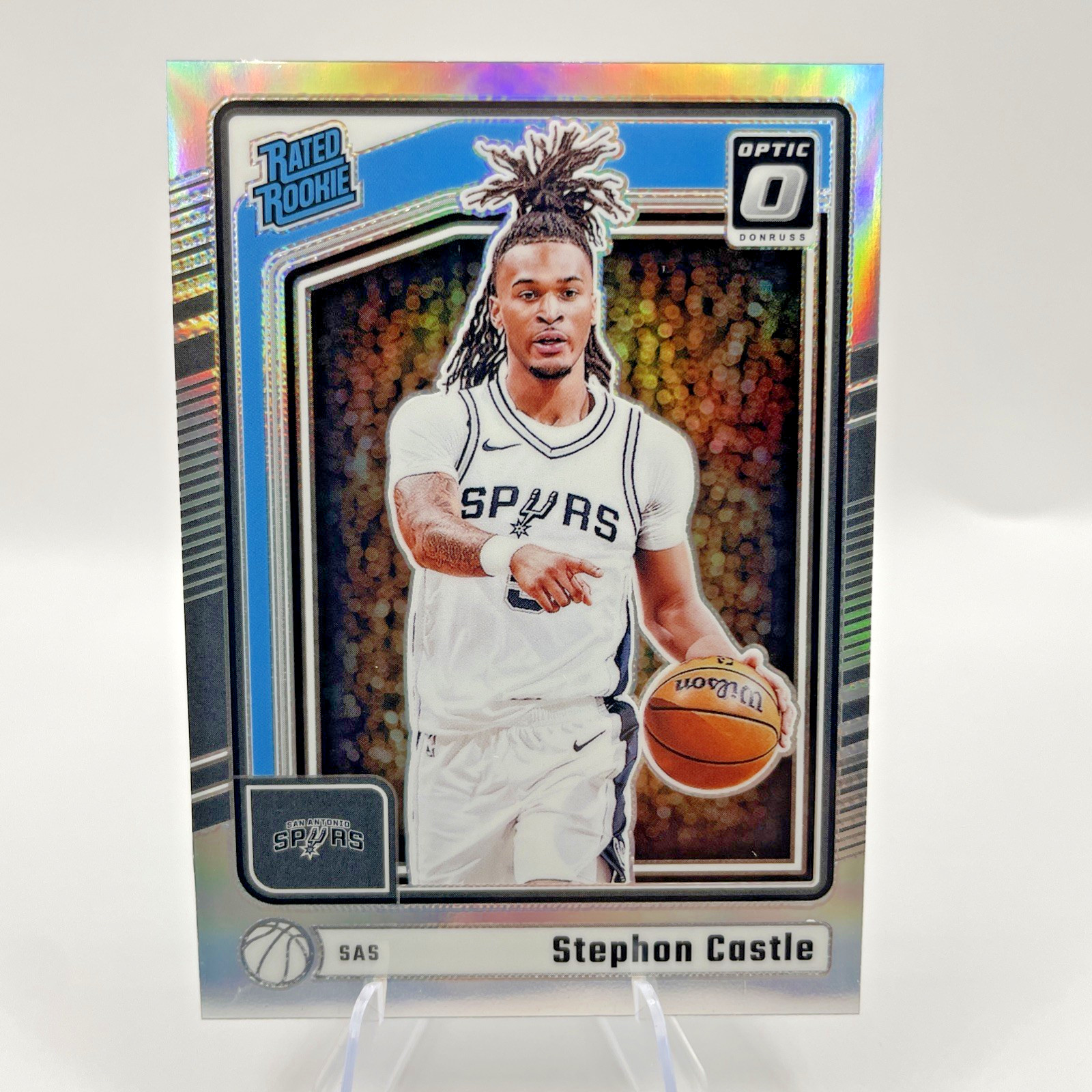 2024-25 Panini Donruss Optic - Rated Rookie Stephon Castle #254 Holo Prizm (RC)