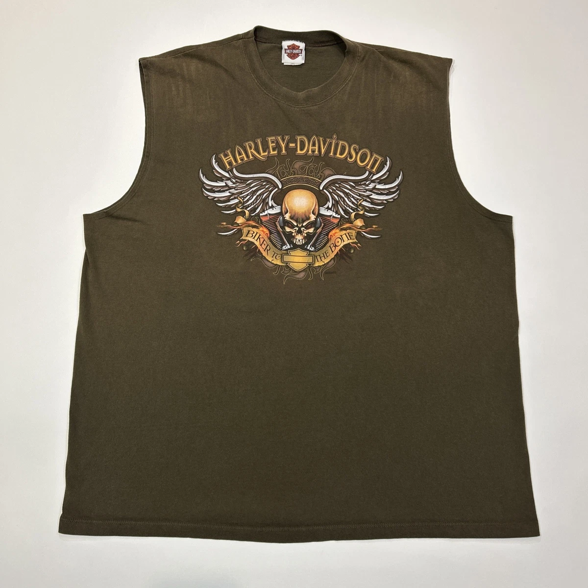 25+ Harley-Davidson Brown Sleeveless Shirts for Men for sale