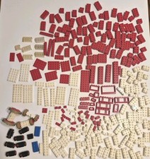 1960s Vintage Lego Bulk Lot Assortment Blocks Pieces Parts 1970s Tirea Windows