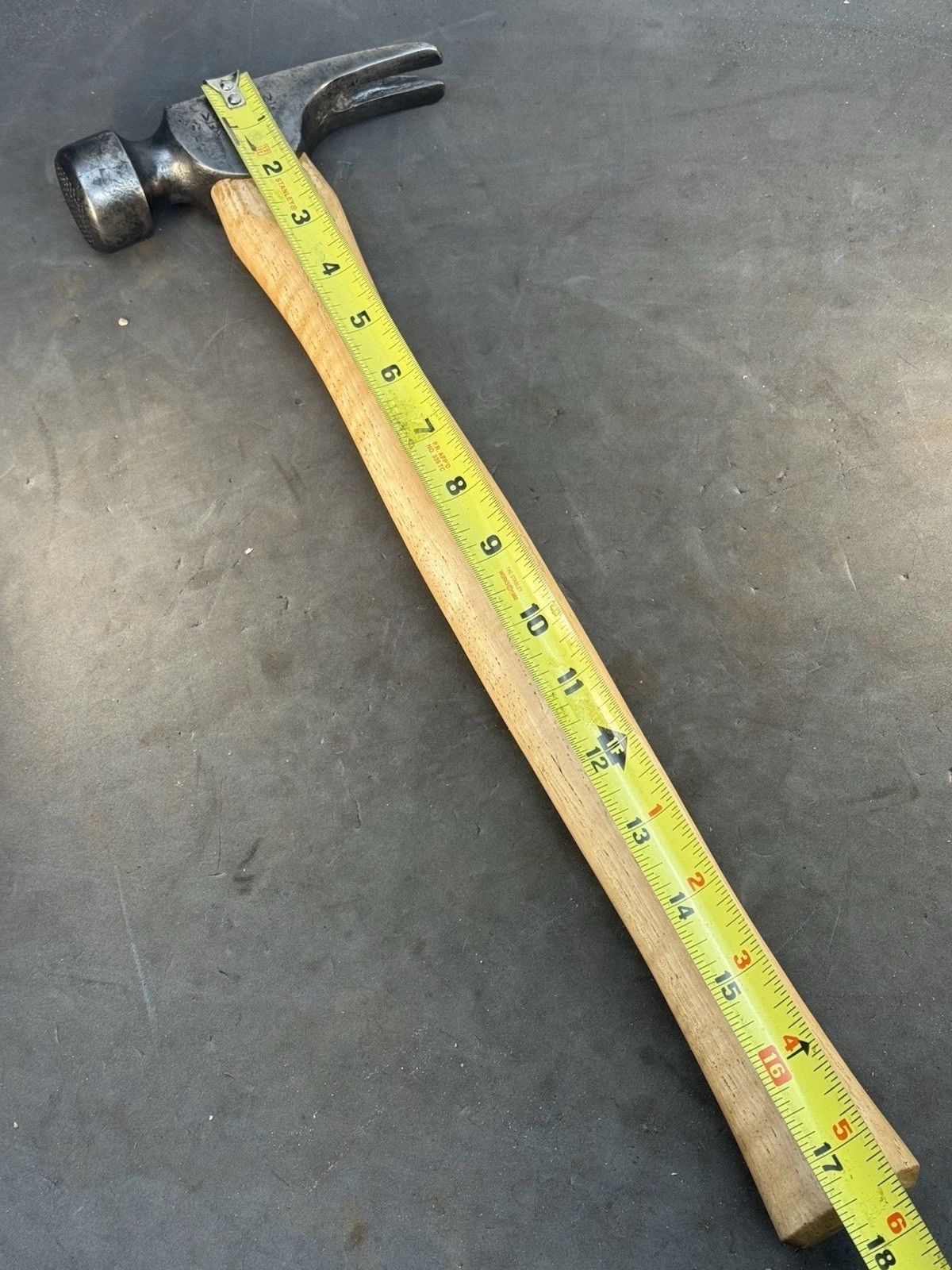 Vaughan CF 1 - 23 Oz Milled Face California Framer Hammer Replacement Handle VTG