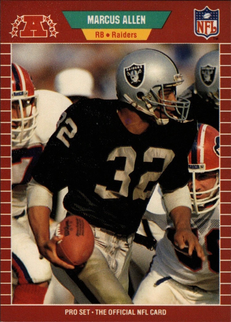1989 Pro Set [Base] - Marcus Allen #182 - Raiders