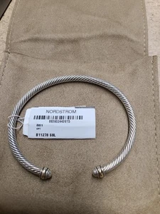 David Yurman Cable Classics Bracelet with 18K Gold, 4mm