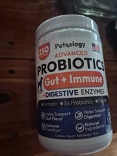 Advanced Probiotics Dogs 250 Soft Chews Gut Immune Digestive Enzymes 8/28