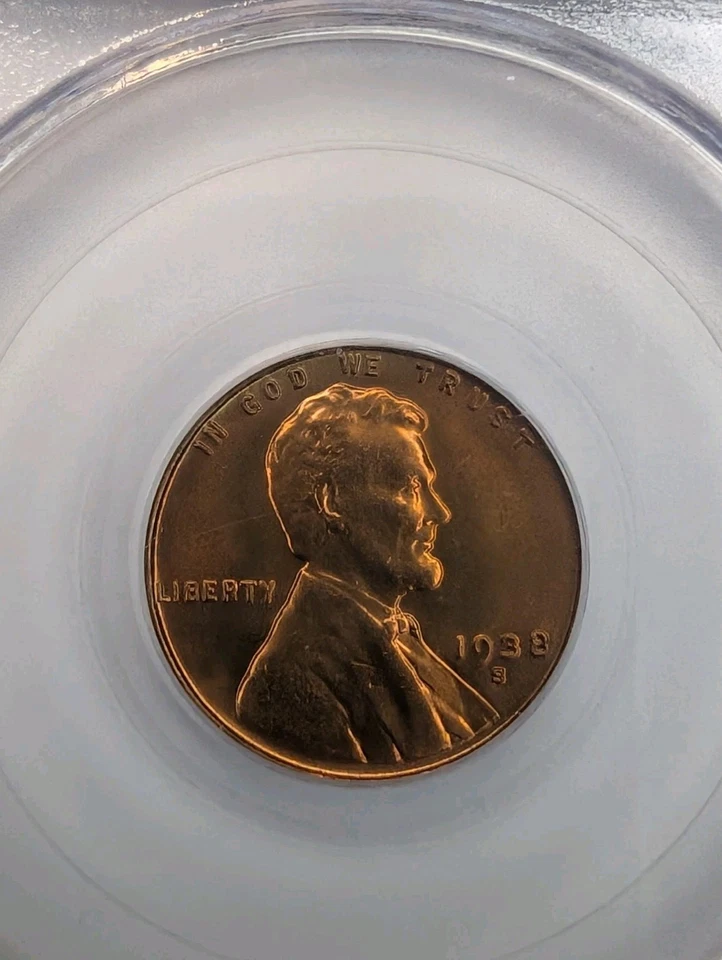 1938-S Lincoln Wheat Cent PCGS MS67 RD - Image 2 of 4