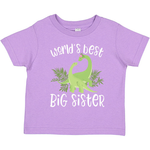 Inktastic Big Sister Toddler T-Shirt Cute Worlds Best Sisters Sibling Girl New