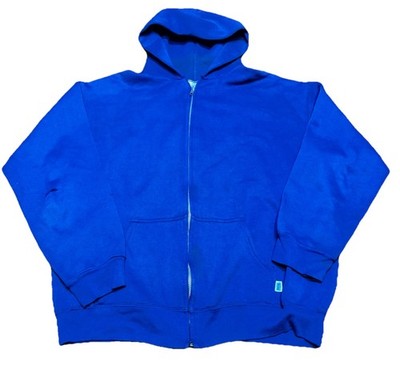 Vintage Discus Athletic Zip Up Hoodie Men s XL Navy Blue