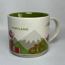 Starbucks Coffee Mug Cup Portland Oregon You Are Here Collection 2016 14oz