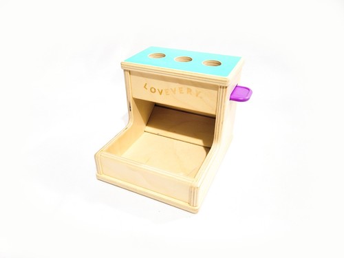 Lovevery Wooden Peg Drop from The Thinker Play Kit Months 11-12 Baby Montessori