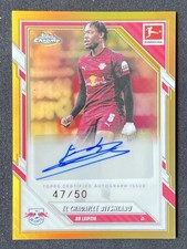 El Chadaille Bitshiabu 2025-26 Topps Chrome Bundesliga Gold Auto /50 #BA-ECB