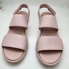 Womens Skechers Foamies Day Dream Blush Pink sandals size 9 PREOWNED