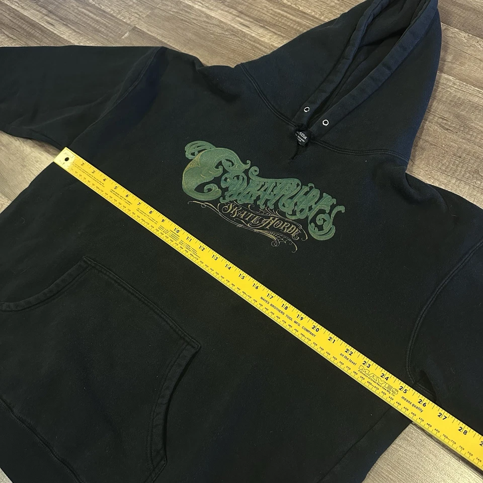 NHS CREATURE NEGRO SKATE HORDE SUDADERA CON CAPUCHA SUÉTER 2XL HORROR H22 Foto 3 de 4