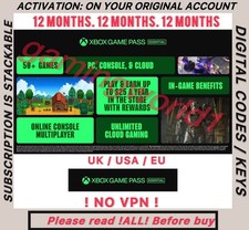 Xbox Game Pass Essential 12 Months Game Pass Core | UK EU US | 0-2 Hour Delivery