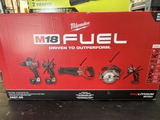 Milwaukee 3697-25 M18 FUEL 18V 5-Tool Combo Kit No Complete Please Read !!!