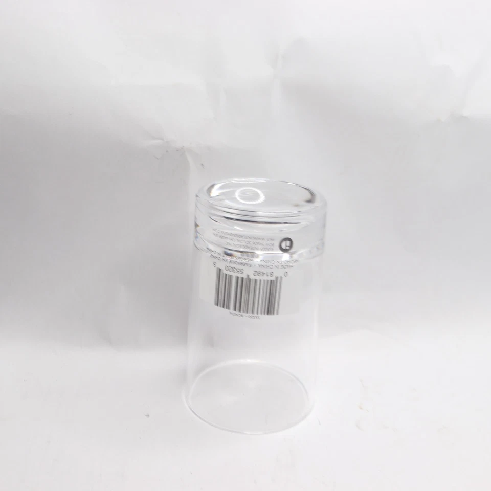 Vaso de baño InterDesign plástico EVA transparente 2,75" x 2,75" x 4,25" Foto 3 de 4