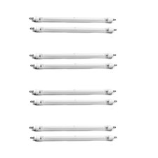 2-8 pcs 400w tubes Quartz 0Heater Replacement Fire Bar Element Bulb Frosted