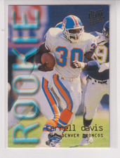 Terrell Davis 1995 Fleer Ultra Football Rookie Card # 430 NFL HOF $1.25 Ship 4. rookie card picture