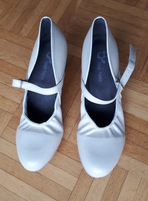 Neu Damen Tanzschuhe 37 von Top Tanz Weiß  Standard und Latein Tanzsport