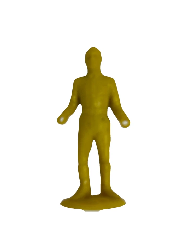 MPC Amarillo Trabajador de la Construcción Plástico Duro De Colección X 6 Foto 4 de 4