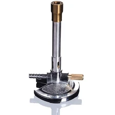 LabZhang Bunsen Burner Lab Natural Gas with Flame Stabilizer and Air with Gas...