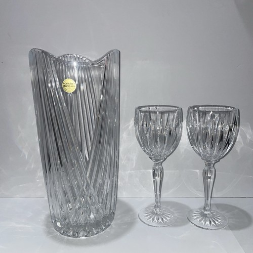 Vintage! Cristal D'Arques Kristall Gläser & Vase Set Made In France - Bild 4 von 20