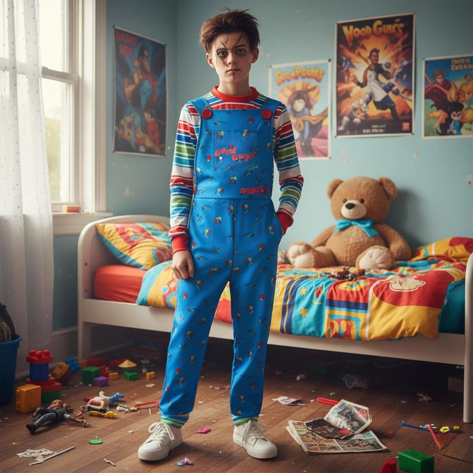 Costume D'Enfant Chucky Pour Garçons Petit - Photo 3/4