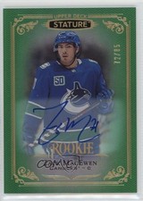 2019-20 Upper Deck Stature Rookies Green Auto 72/85 Zack MacEwen #161 Auto 2o7