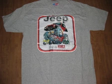 JEEP T-shirt med Body By Kuka Chrysler Willys Toledo OHIO