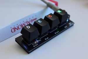 Deck-Cherry-MX-Red-Blue-Brown-Black-Sampler-kit-w-LED-for-Mechanical-Keyboard